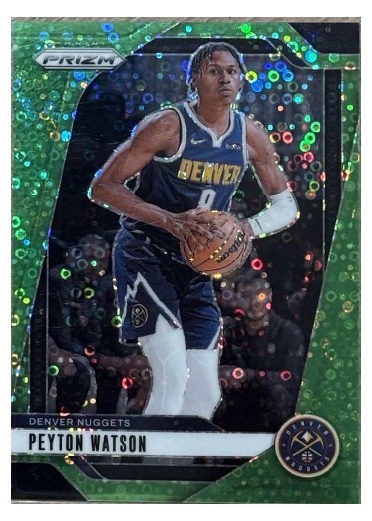 2024-25 Panini Prizm Base Set Peyton Watson #133 card