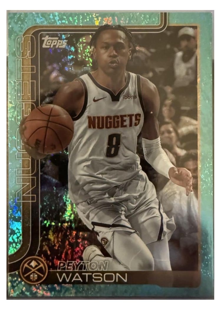 2025-26 Topps Base Set Peyton Watson #106 card
