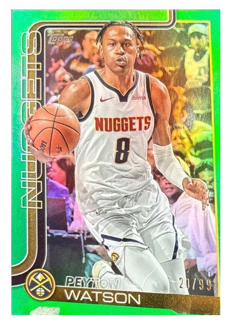 2025-26 Topps Base Set Peyton Watson #106 card