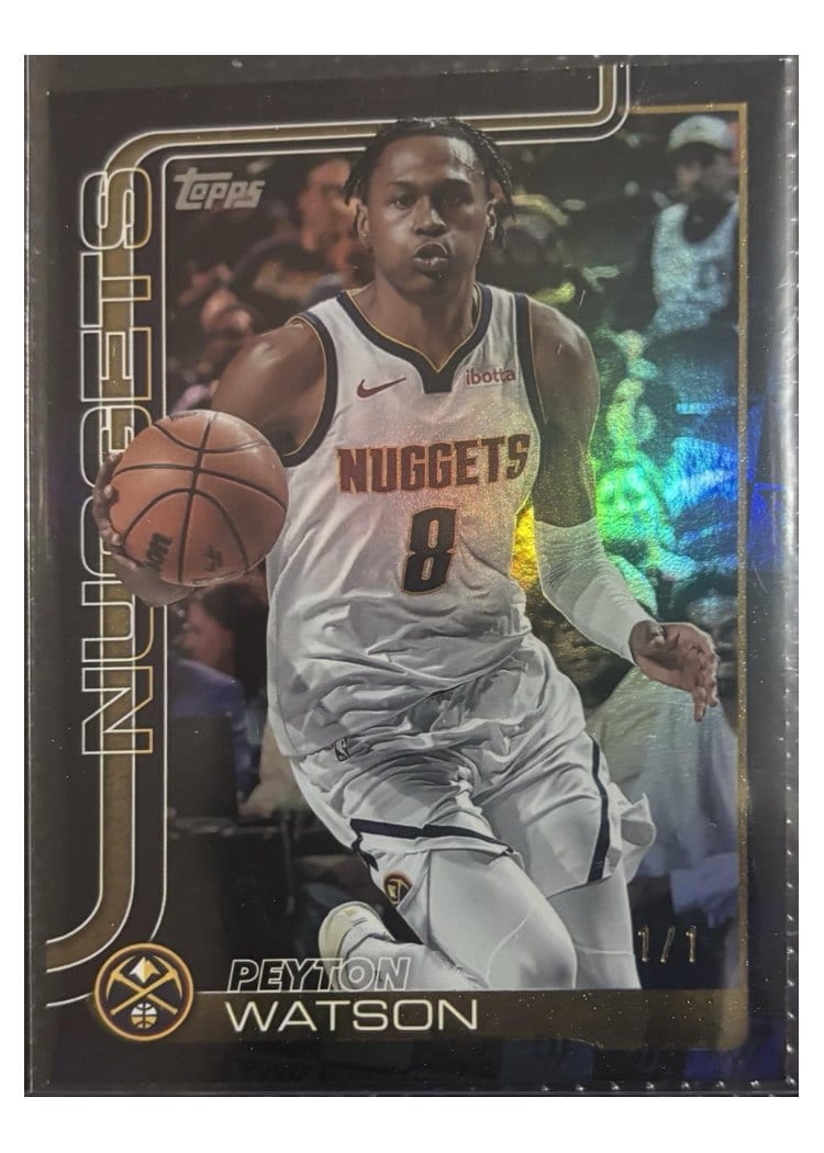2025-26 Topps Base Set Peyton Watson #106 card