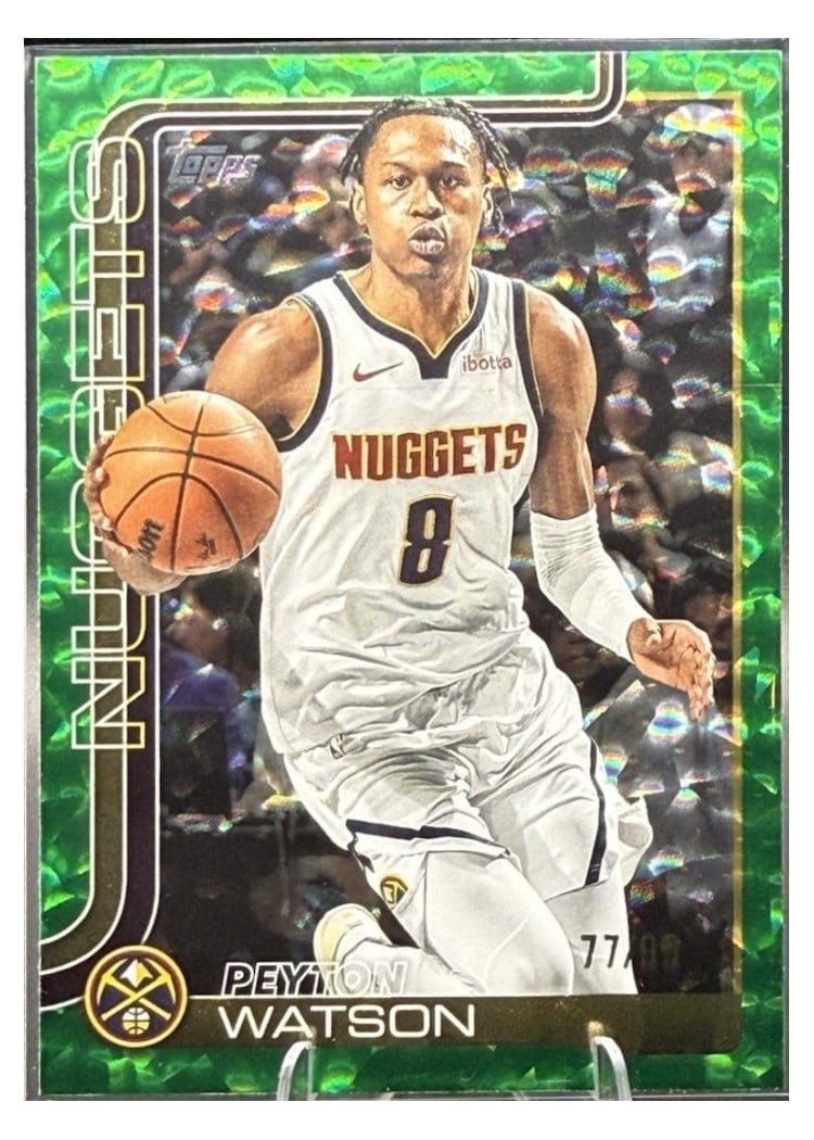 2025-26 Topps Base Set Peyton Watson #106 card
