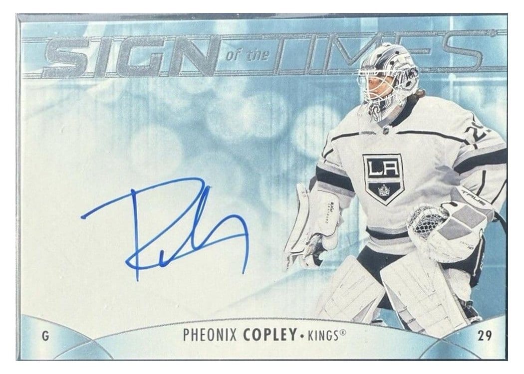 2023-24 SP Authentic Sign of the Times Auto Pheonix Copley #SOTT-PC card
