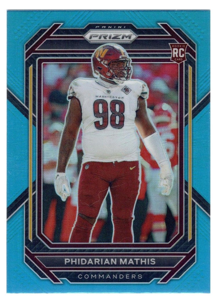 2022 Panini Prizm Base Set Phidarian Mathis #390 card