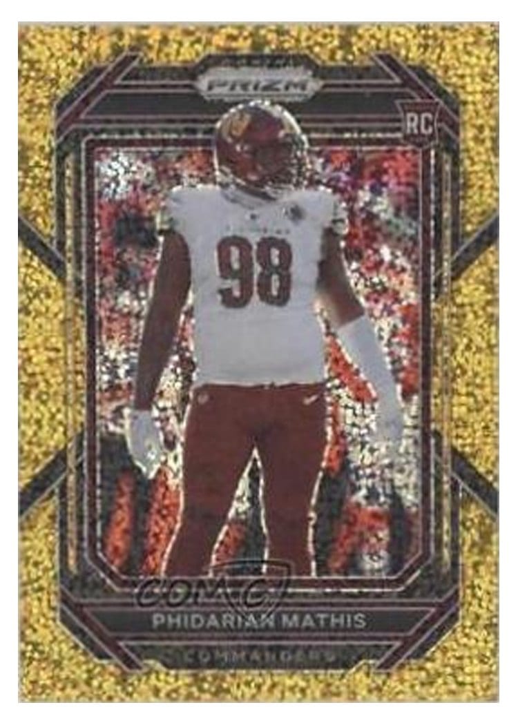 2022 Panini Prizm Base Set Phidarian Mathis #390 card