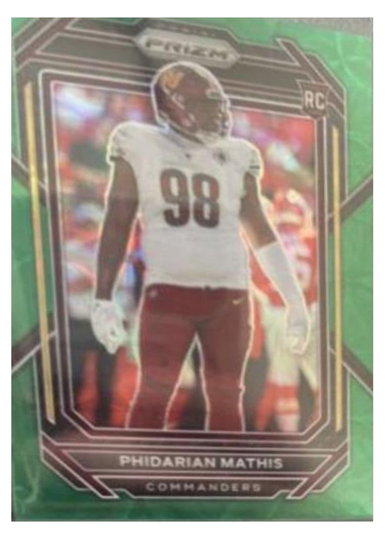 2022 Panini Prizm Base Set Phidarian Mathis #390 card