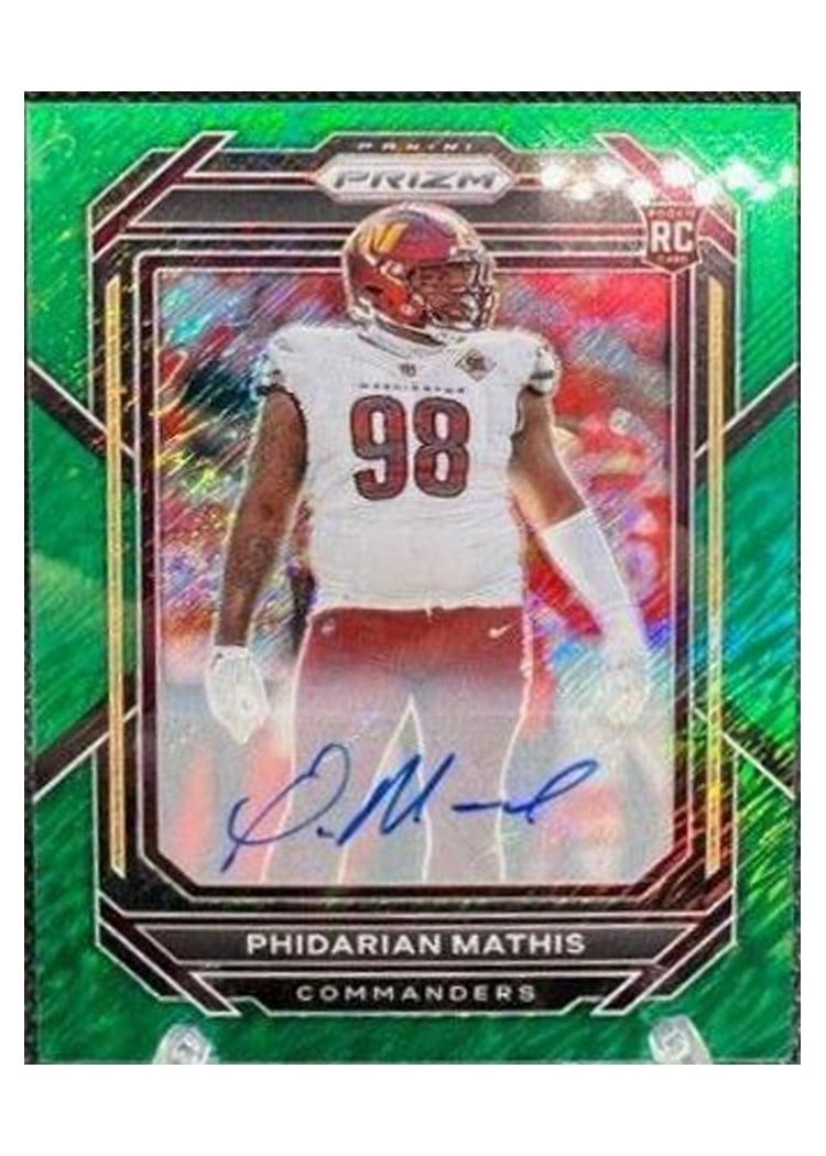 2022 Panini Prizm Base Set Phidarian Mathis #390 card
