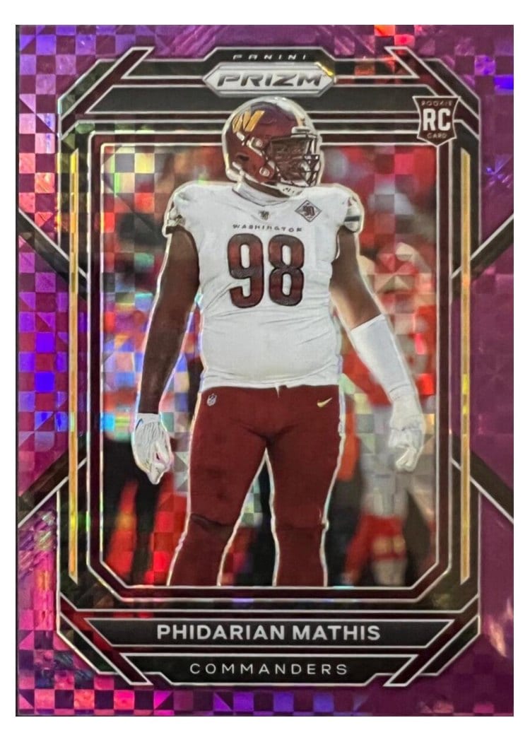 2022 Panini Prizm Base Set Phidarian Mathis #390 card