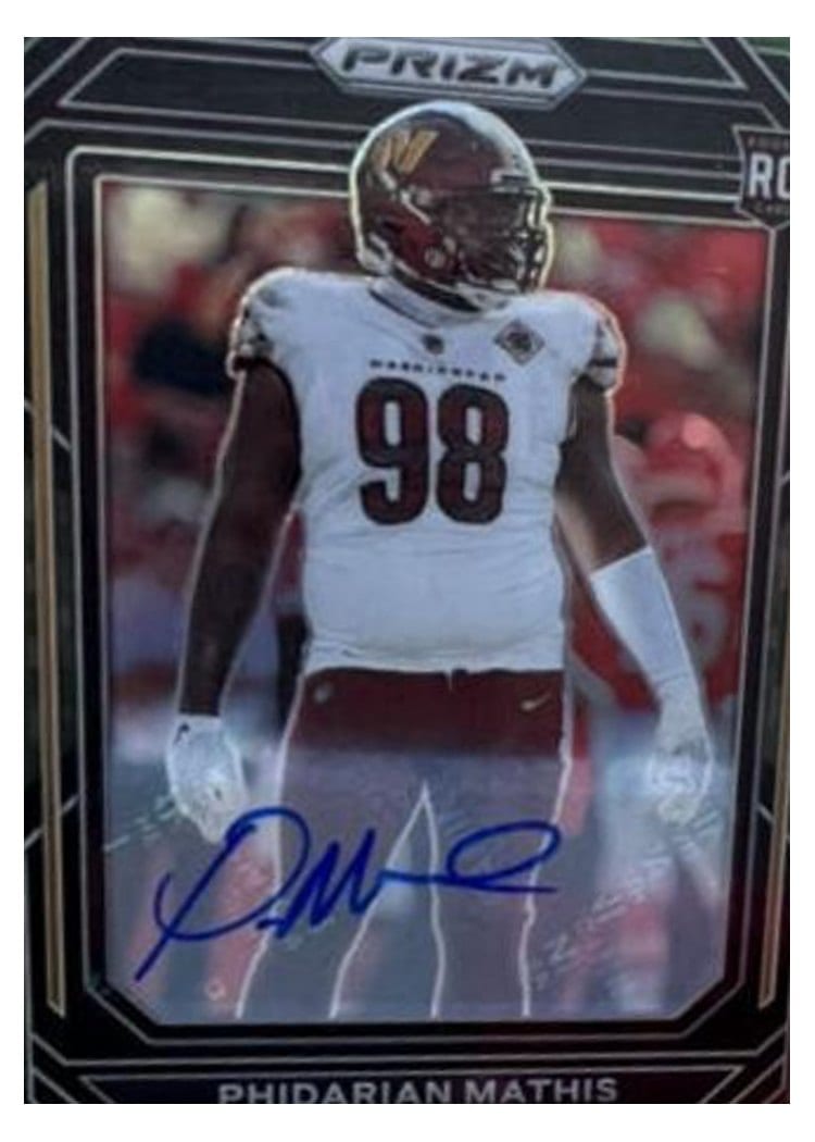2022 Panini Prizm Base Set Phidarian Mathis #390 card