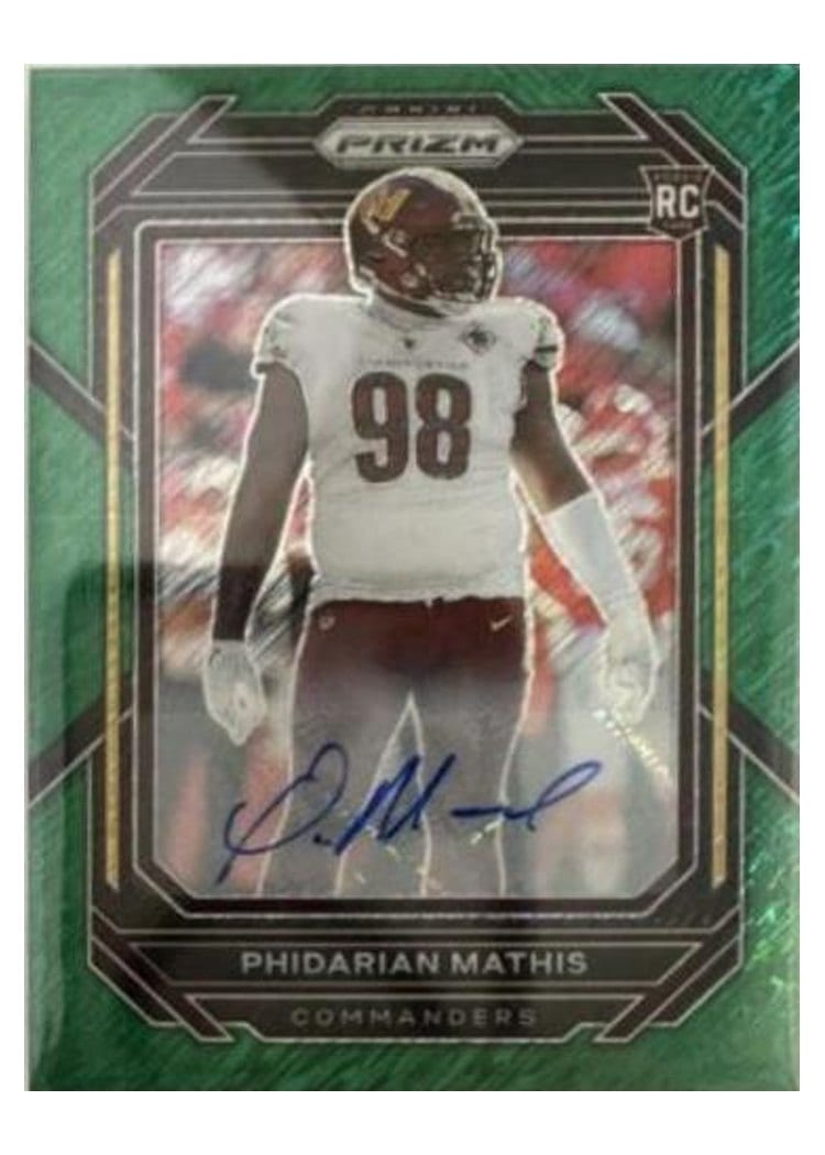 2022 Panini Prizm Base Set Phidarian Mathis #390 card