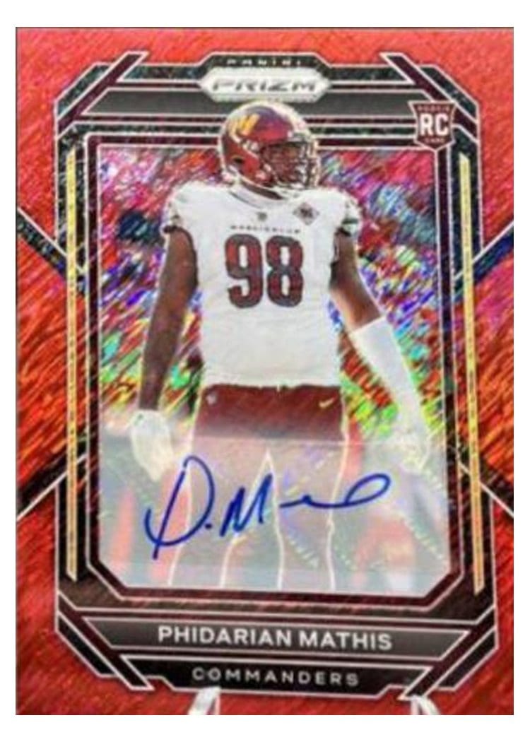 2022 Panini Prizm Base Set Phidarian Mathis #390 card