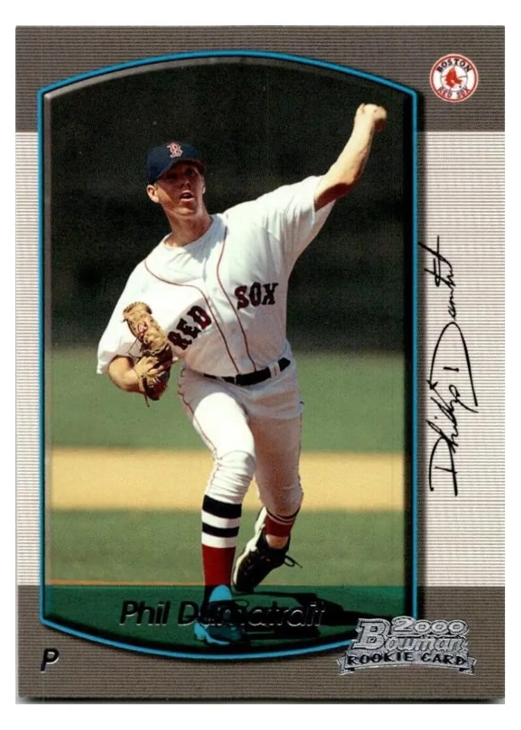 2000 Bowman Draft Picks Phil Dumatrait #107 card