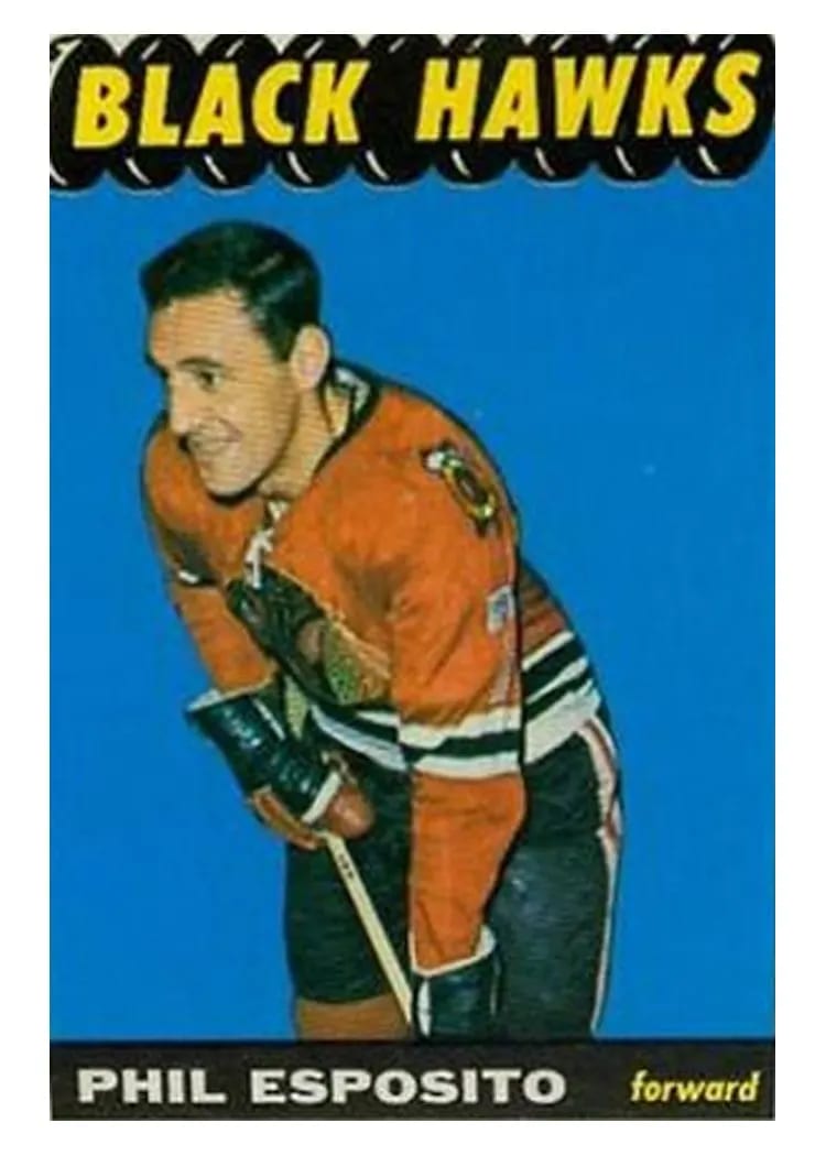 1965 Topps Phil Esposito #116 card