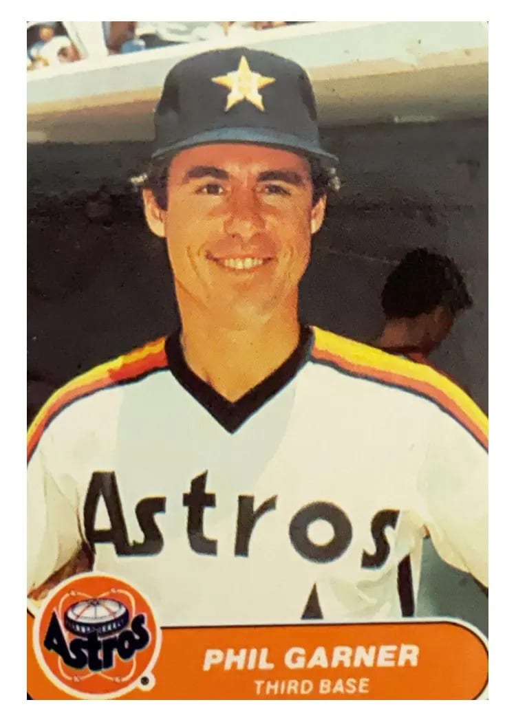 1986 Fleer Mini Phil Garner #64 card