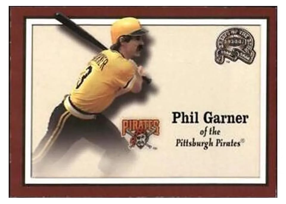 2000 Fleer Greats Phil Garner #14 card