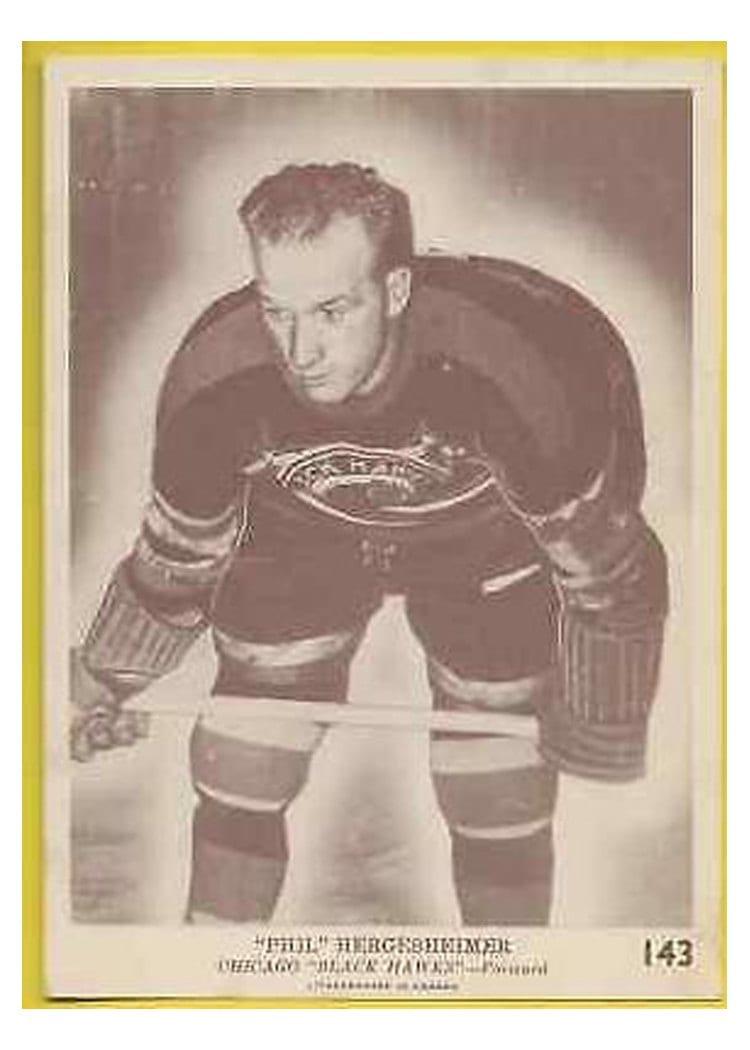 1940 O-Pee-Chee V301-2 'Phil' Hergesheimer #143 card