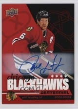 2025-26 Upper Deck Chicago Blackhawks Centennial Red Hot Autos Phil Housley #51 card