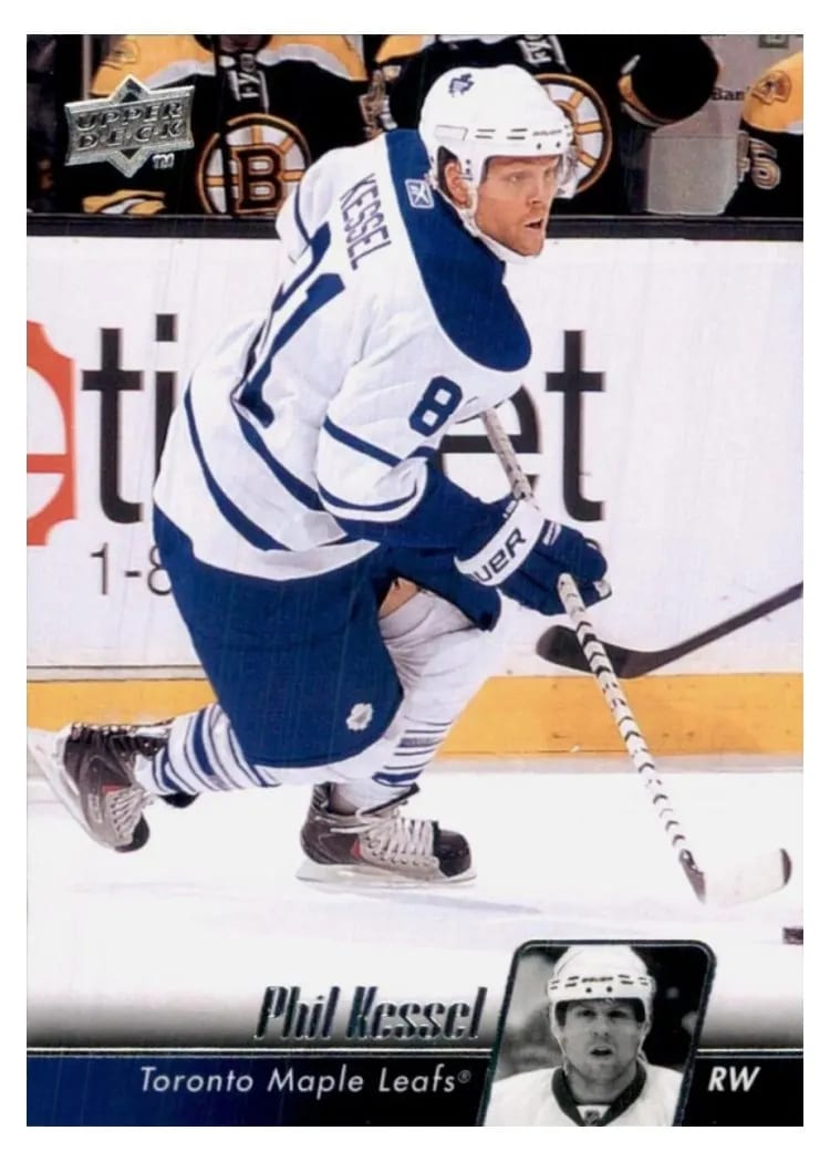 2010 Upper Deck Phil Kessel #14 card