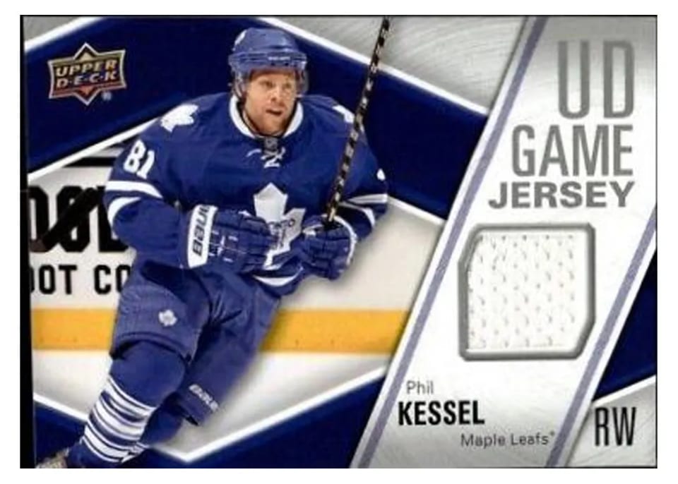2011 Upper Deck UD Game Jersey Phil Kessel #GJ-KE card