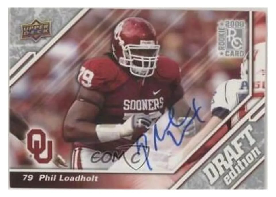 2009 Upper Deck Draft Edition Phil Loadholt #45 card