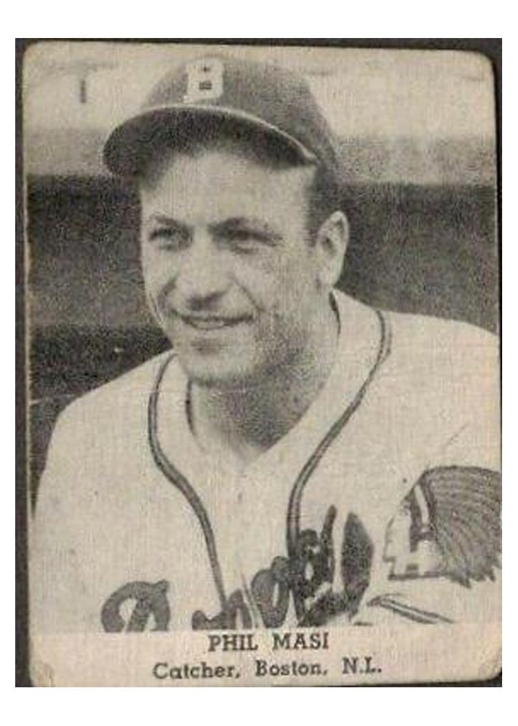1947 Tip Top Bread Phil Masi card