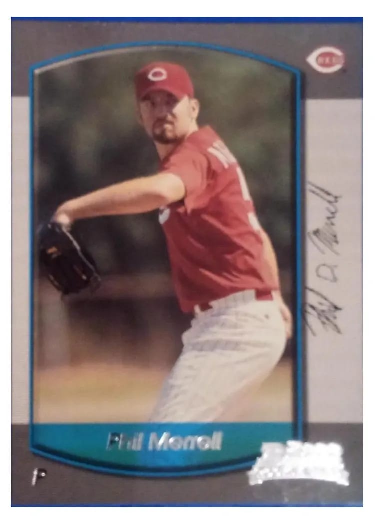 2000 Bowman Draft Picks Phil Merrell #24 card