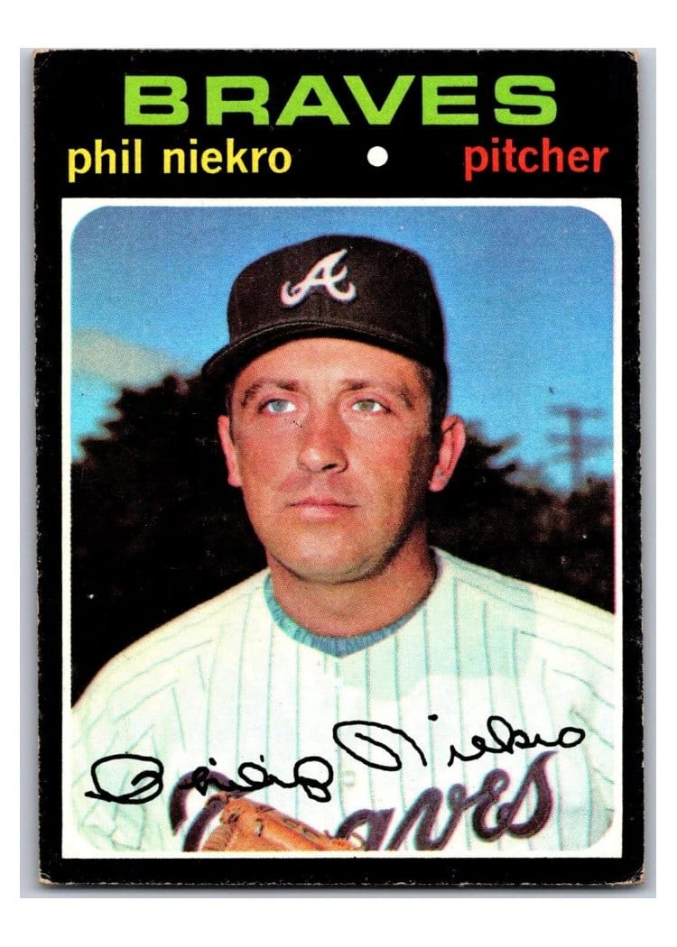 1971 Topps Phil Niekro #30 card
