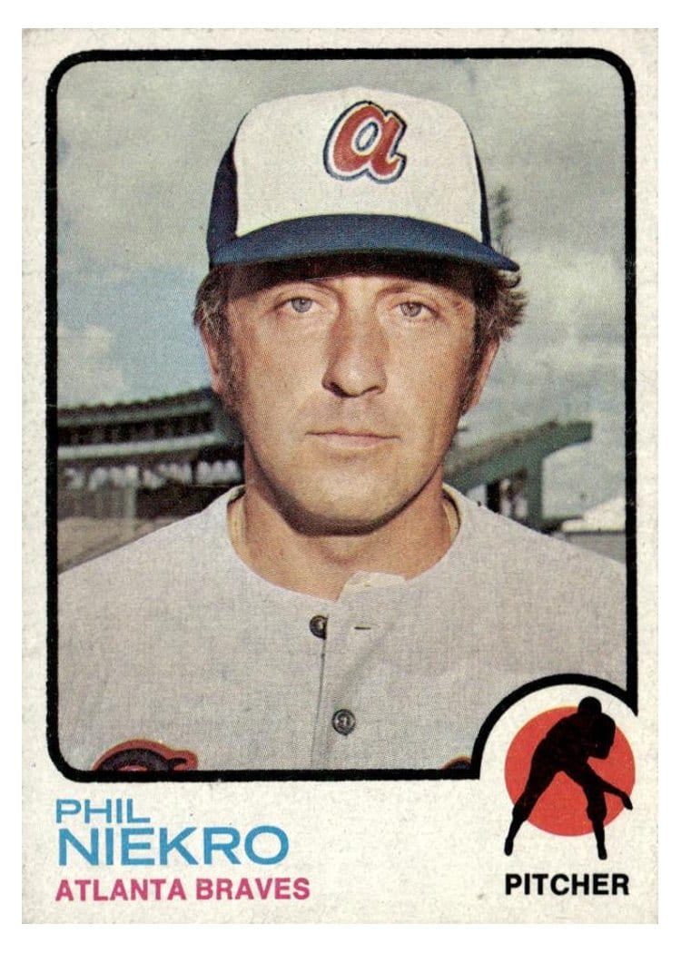 1973 Topps Phil Niekro #503 card