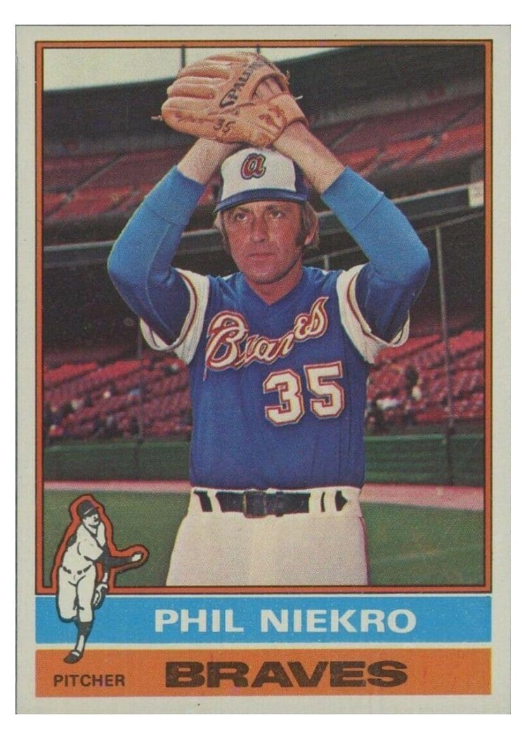 1976 Topps Phil Niekro #435 card