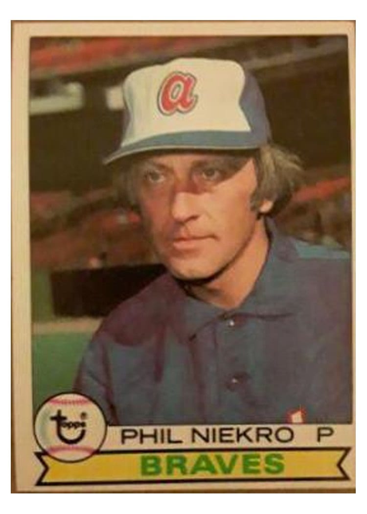 1979 Topps Phil Niekro #595 card