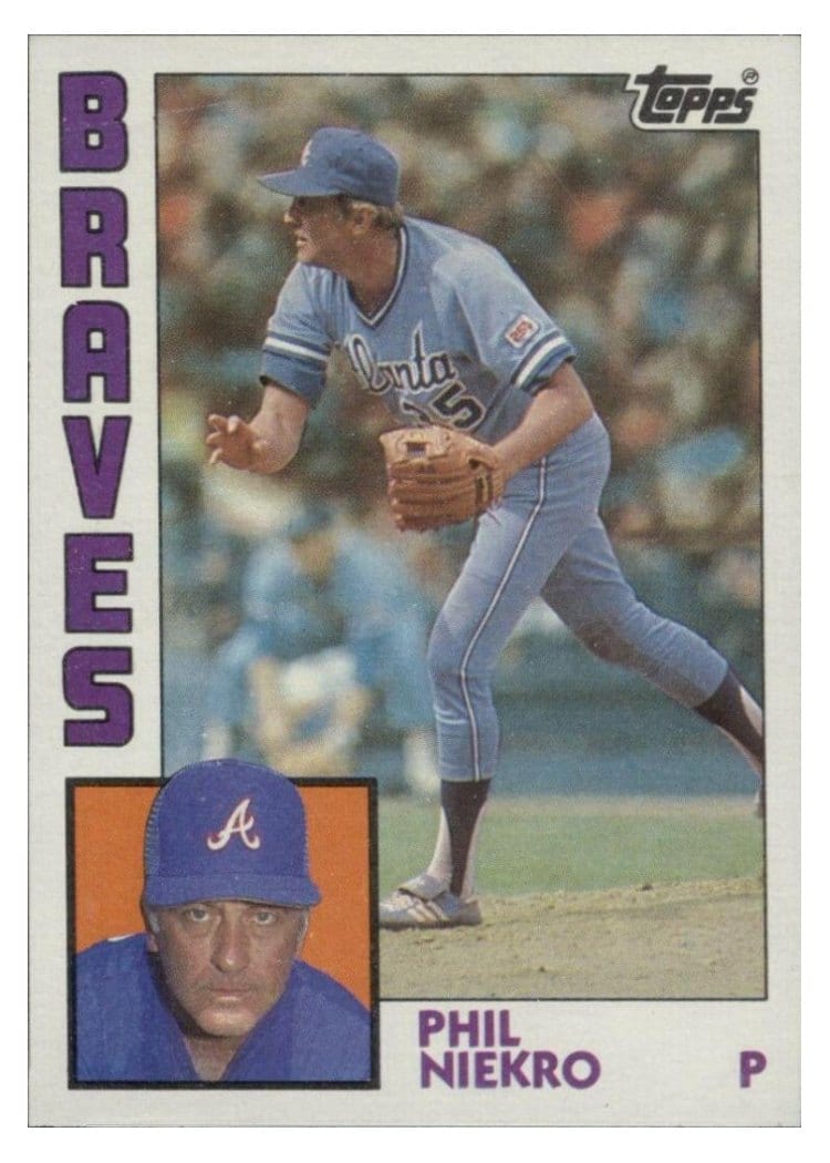 1984 Topps Phil Niekro #650 card