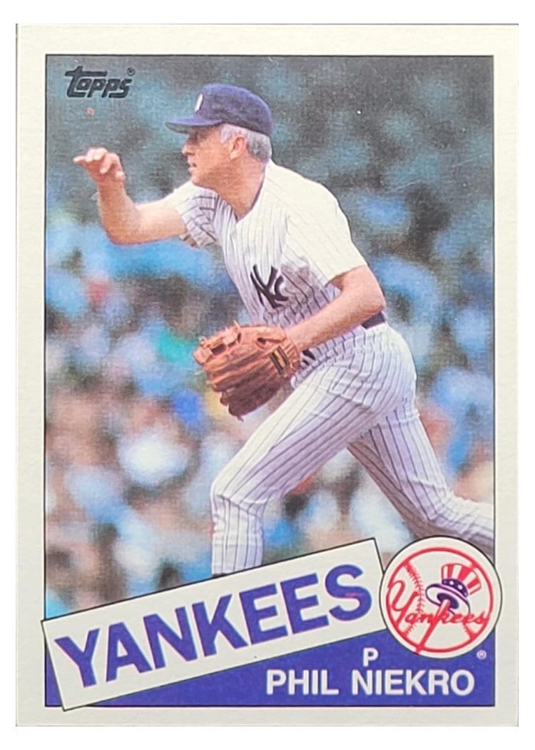 1985 Topps Phil Niekro #40 card