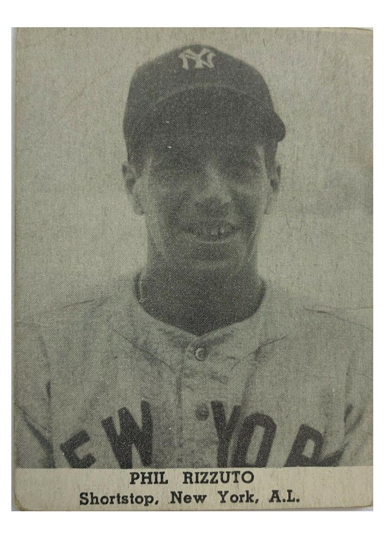 1947 Tip Top Bread Phil Rizzuto card