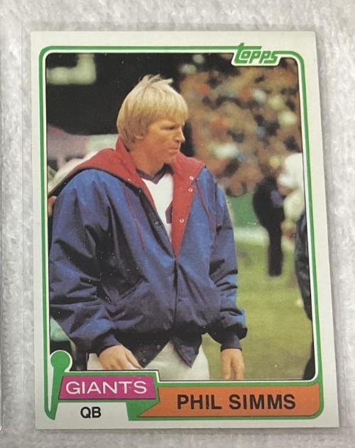 1981 Topps Phil Simms #55 card