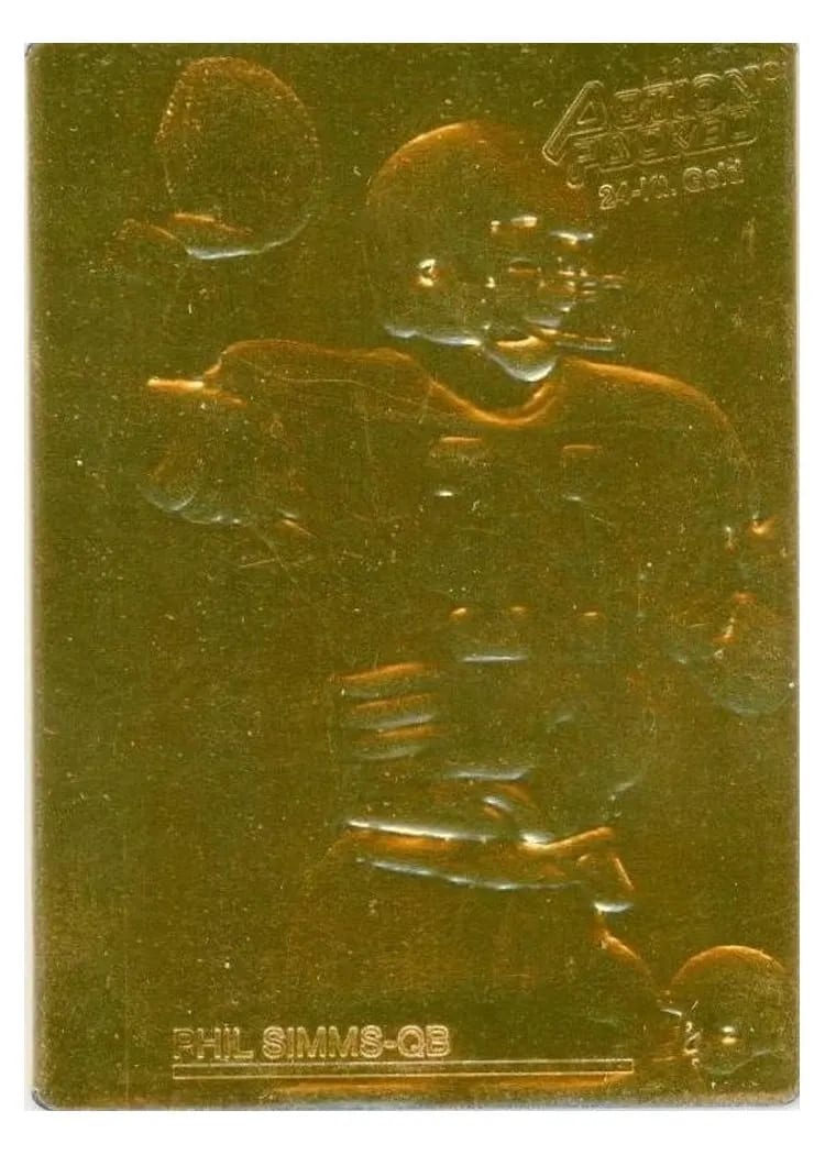 1992 Action Packed Rookie Update Phil Simms #57 card