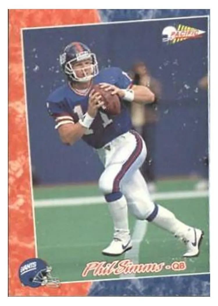 1993 Pacific Phil Simms #55 card
