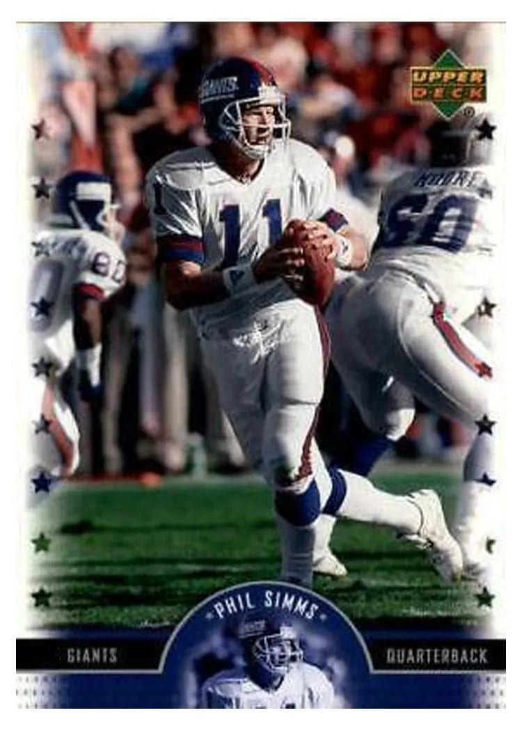 2005 Upper Deck Legends Phil Simms #64 card
