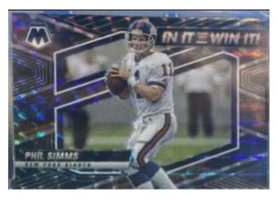 2022 Panini Mosaic In It to Win It Phil Simms #SB-5 card