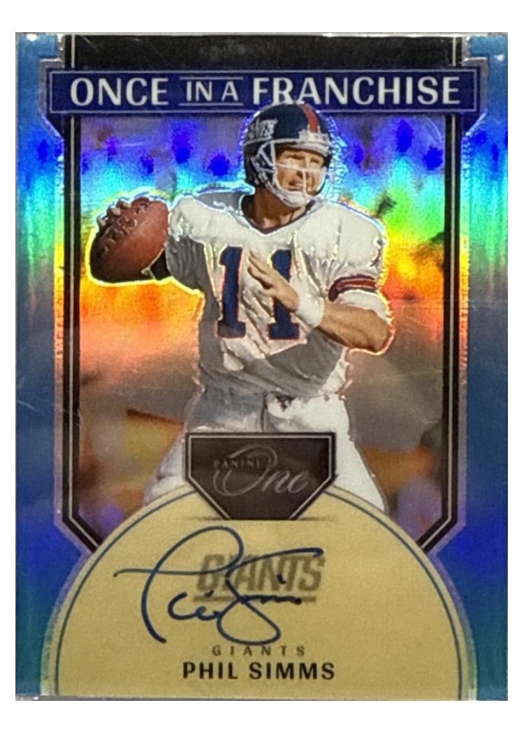 2024 Panini One Once in a Franchise Autographs Phil Simms #335 card