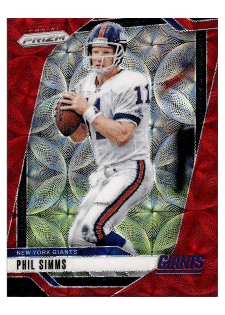 2024 Panini Prizm Base Set Phil Simms #218 card