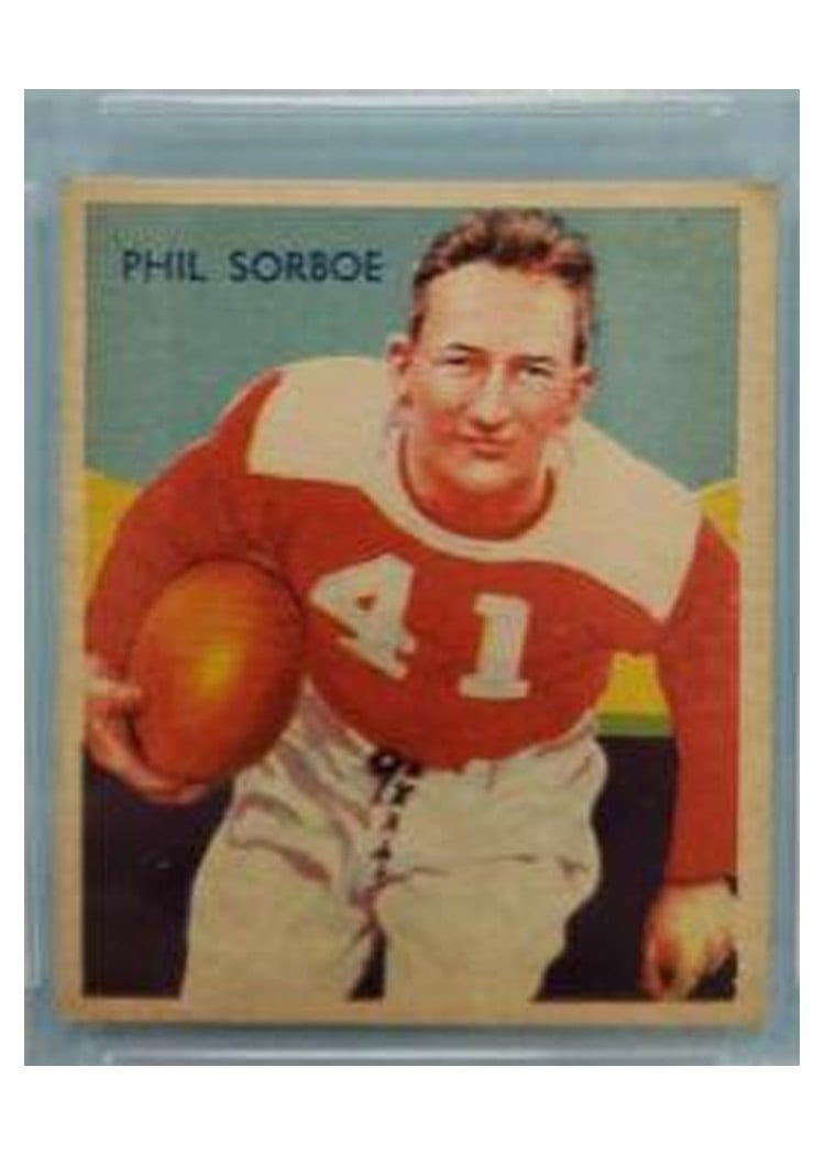 1935 National Chicle Phil Sorboe #14 card