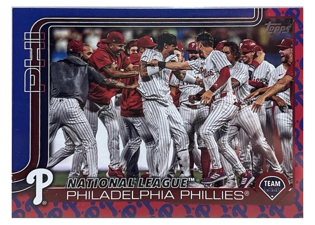 2025 Topps Base Set Philadelphia Phillies Tin Variations #159 card