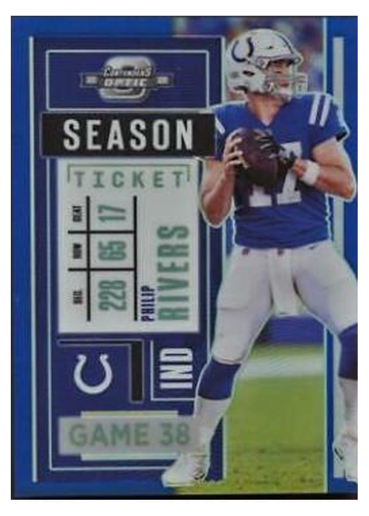2020 Panini Contenders Optic Philip Rivers #25 card