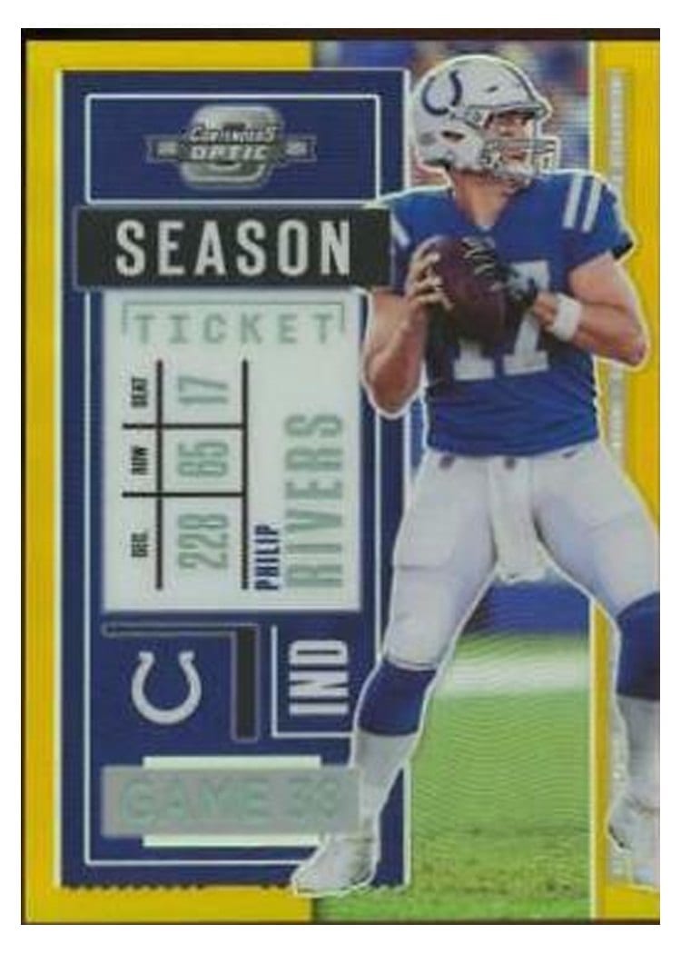 2020 Panini Contenders Optic Philip Rivers #25 card