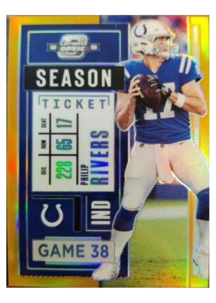 2020 Panini Contenders Optic Philip Rivers #25 card