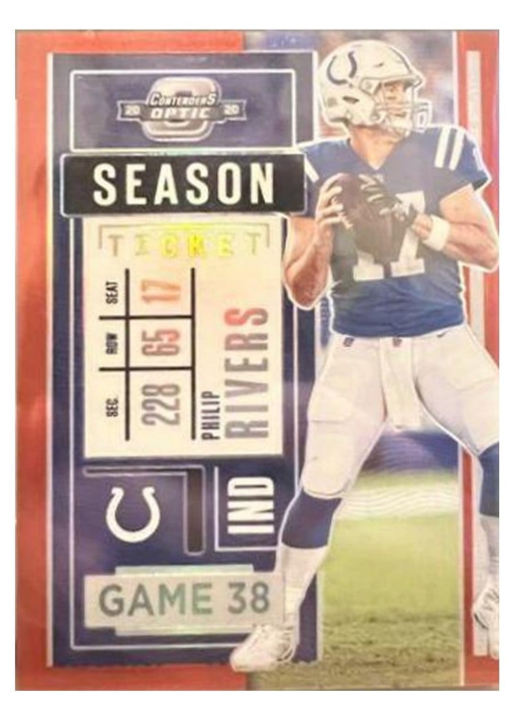 2020 Panini Contenders Optic Philip Rivers #25 card