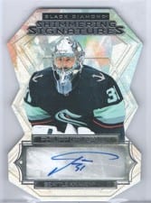 2022-23 Upper Deck Black Diamond Shimmering Signatures Philipp Grubauer #SS-PG