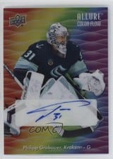 2023-24 Upper Deck Allure Color Flow Full Rainbow Auto Philipp Grubauer #CFA-PG card