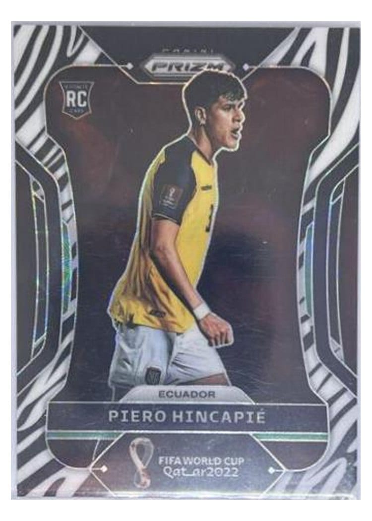 2022 Panini Prizm World Cup Piero Hincapie Choice Zebra #83