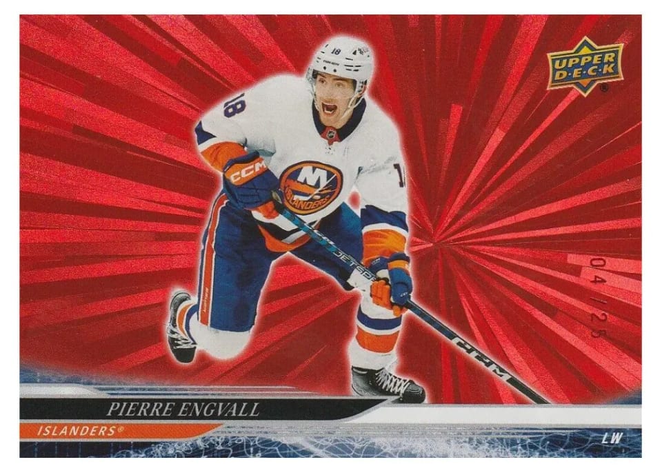 2024-25 Upper Deck Base Set Pierre Engvall #120 card
