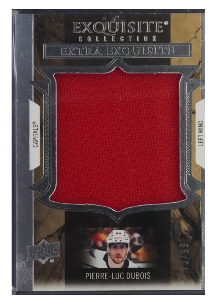 2025-26 Upper Deck Black Diamond Exquisite Extra Exquisite Jersey Pierre-Luc Dubois #ECE-PD card